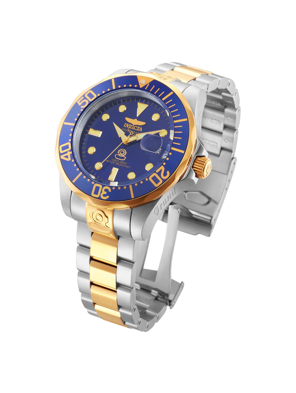 Invicta Grand Diver Automatic Men's Watch - 47mm. Steel. Gold (3049)